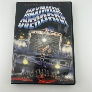 Maximum Overdrive DVD Stephen King 1986 Horror Anchor Bay OOP